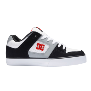 Tenis DC Pure Negros Blanco Gris