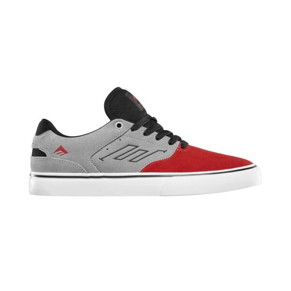 Tenis Emerica The Low Vulc Rojos Gris Negro